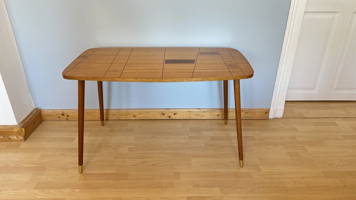 Wooden Inlay Coffee Table, 1960s-IRY-2033697