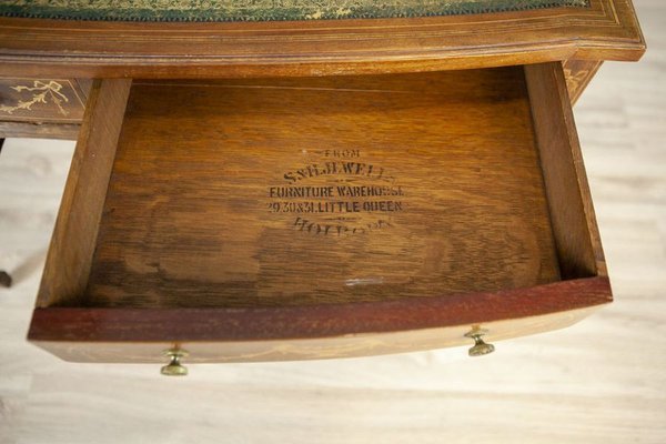 Wooden Ladies Desk by S.& H. Jewell, Late 19th Century-CYY-2043578