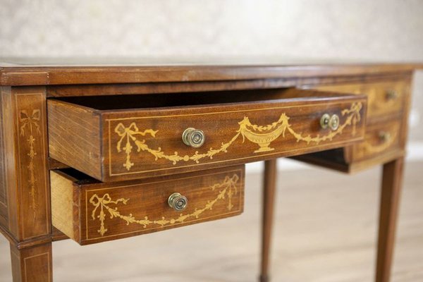 Wooden Ladies Desk by S.& H. Jewell, Late 19th Century-CYY-2043578