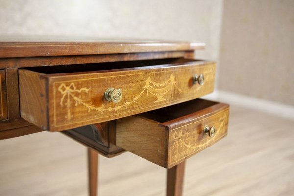 Wooden Ladies Desk by S.& H. Jewell, Late 19th Century-CYY-2043578