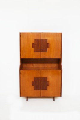 Wooden Living Room Cabinet attributed to Gio Ponti, 1950s-RCE-1421474