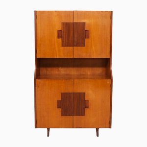 Wooden Living Room Cabinet attributed to Gio Ponti, 1950s-RCE-1421474