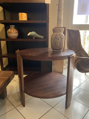 Wooden Living Room Side Table, 1930s-TEP-1288687