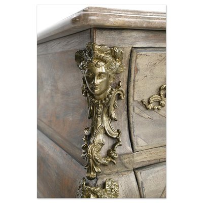 Wooden Louis XV Style Dresser-NQ-1783775