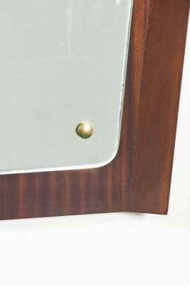 Wooden Mirror by Gio Ponti, 1950s-LMR-1802412