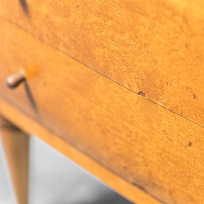 Wooden Mirror with Chests of Drawers, 1940s-ZLY-1089729