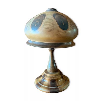 Wooden Mushroom Lamp, 1930s-VBM-1408342