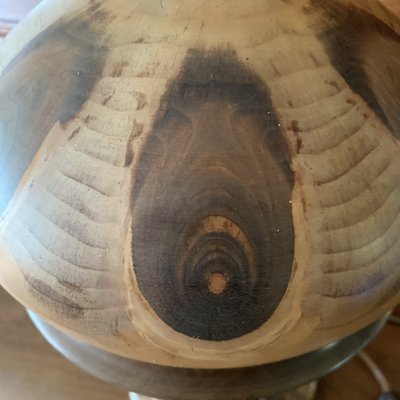 Wooden Mushroom Lamp, 1930s-VBM-1408342