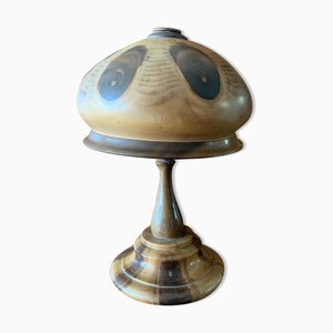 Wooden Mushroom Lamp, 1930s-VBM-1408342