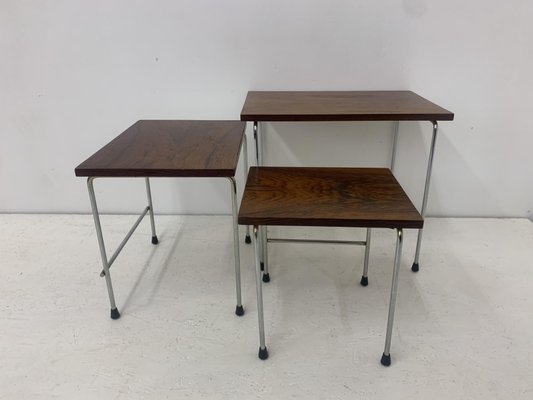 Wooden Nesting Tables, 1960s, Set of 3-BGP-1063237