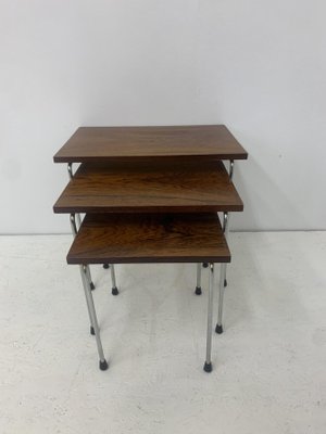 Wooden Nesting Tables, 1960s, Set of 3-BGP-1063237