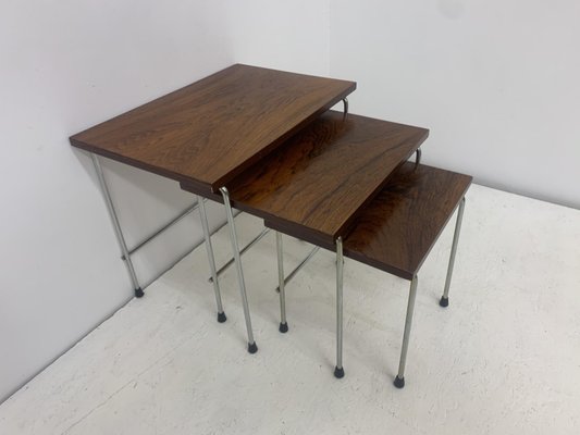 Wooden Nesting Tables, 1960s, Set of 3-BGP-1063237