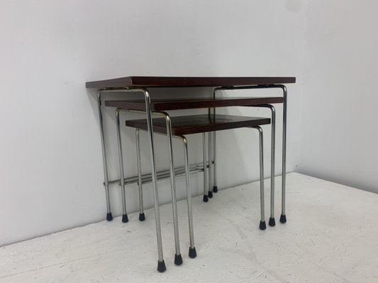 Wooden Nesting Tables, 1960s, Set of 3-BGP-1063237