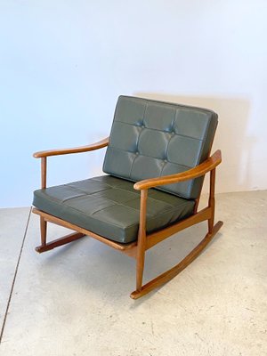 Wooden Rocking Chair, 1960s-NPC-951012