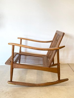 Wooden Rocking Chair, 1960s-NPC-951012