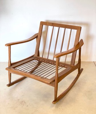 Wooden Rocking Chair, 1960s-NPC-951012