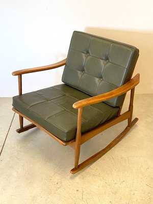 Wooden Rocking Chair, 1960s-NPC-951012