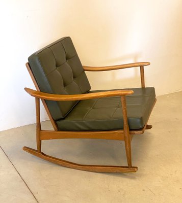 Wooden Rocking Chair, 1960s-NPC-951012