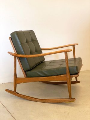 Wooden Rocking Chair, 1960s-NPC-951012