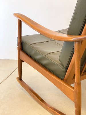 Wooden Rocking Chair, 1960s-NPC-951012