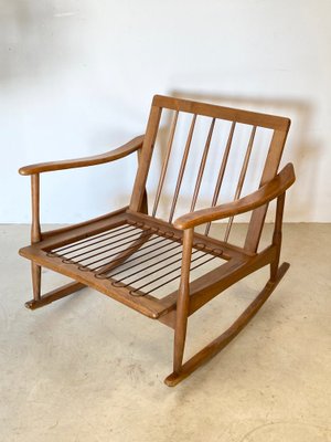 Wooden Rocking Chair, 1960s-NPC-951012