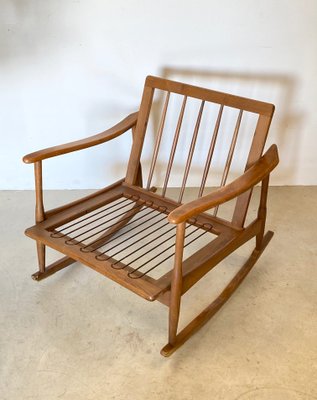 Wooden Rocking Chair, 1960s-NPC-951012