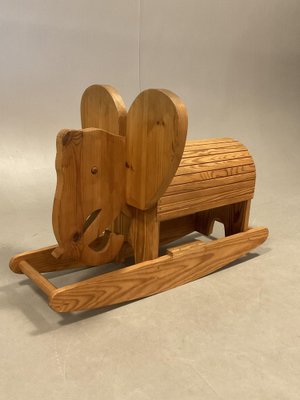 Wooden Rocking Elephant-ZQM-1249079