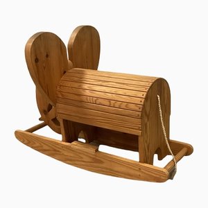 Wooden Rocking Elephant-ZQM-1249079