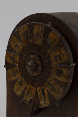 Wooden Roulette Game Wheel with Applied Figures, 1840s-RCE-1773496