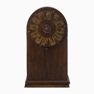 Wooden Roulette Game Wheel with Applied Figures, 1840s-RCE-1773496