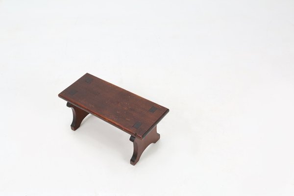 Wooden Rustic Stool, 1880s-YSY-1330925