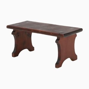 Wooden Rustic Stool, 1880s-YSY-1330925