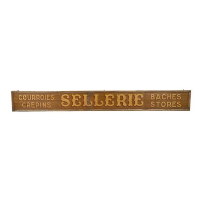 Wooden Saddlery Sign, Early 20th Century-NQ-1131765