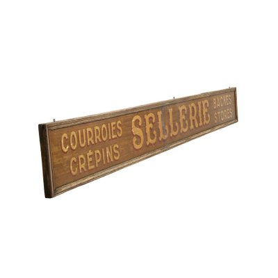 Wooden Saddlery Sign, Early 20th Century-NQ-1131765