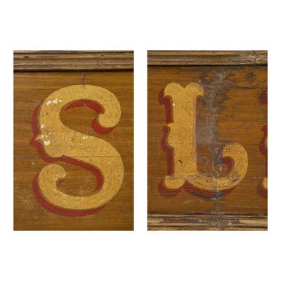 Wooden Saddlery Sign, Early 20th Century-NQ-1131765