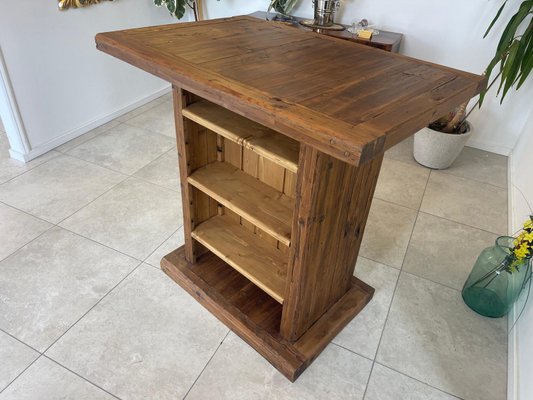 Wooden Sales Table in Pine-PXE-2024409