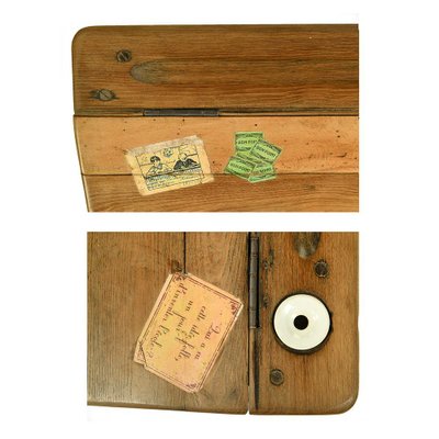 Wooden School Desk-NQ-893096