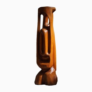 Wooden Sculpture by Ole Thornberg, 1965-MXF-946641