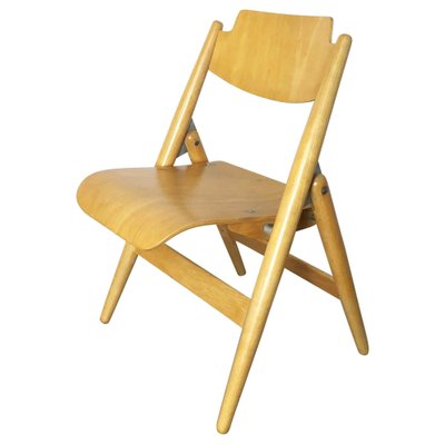 Wooden Se18 Childrens Chair by Egon Eiermann for Wilde & Spieth, Germany, 1950s-QZ-1151888