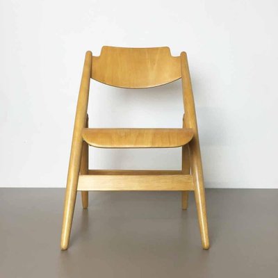 Wooden Se18 Childrens Chair by Egon Eiermann for Wilde & Spieth, Germany, 1950s-QZ-1151888