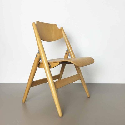 Wooden Se18 Childrens Chair by Egon Eiermann for Wilde & Spieth, Germany, 1950s-QZ-1151888