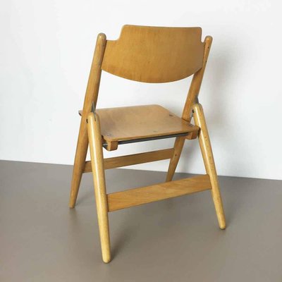 Wooden Se18 Childrens Chair by Egon Eiermann for Wilde & Spieth, Germany, 1950s-QZ-1151888