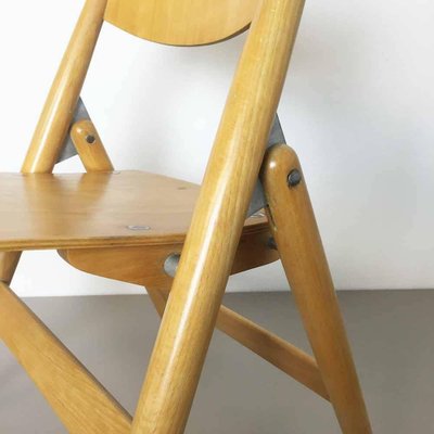 Wooden Se18 Childrens Chair by Egon Eiermann for Wilde & Spieth, Germany, 1950s-QZ-1151888