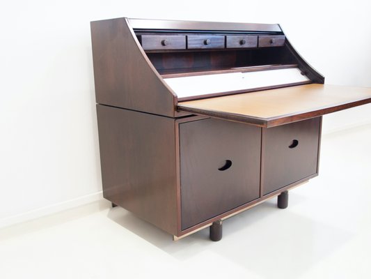 Wooden Secretaire by Gianfranco Frattini for Bernini, 1960s-ZYF-1398939