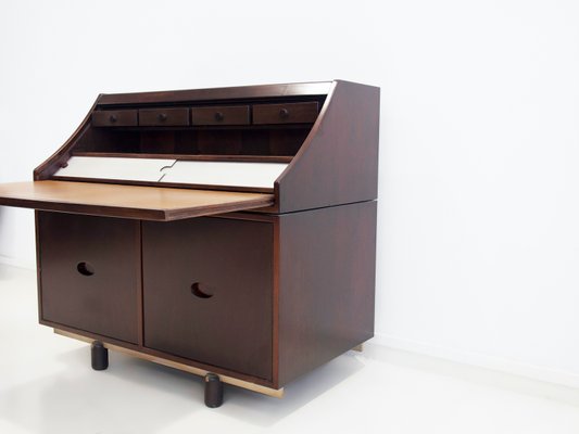 Wooden Secretaire by Gianfranco Frattini for Bernini, 1960s-ZYF-1398939