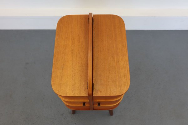 Wooden Sewing Cabinet, 1960s-JWH-855974