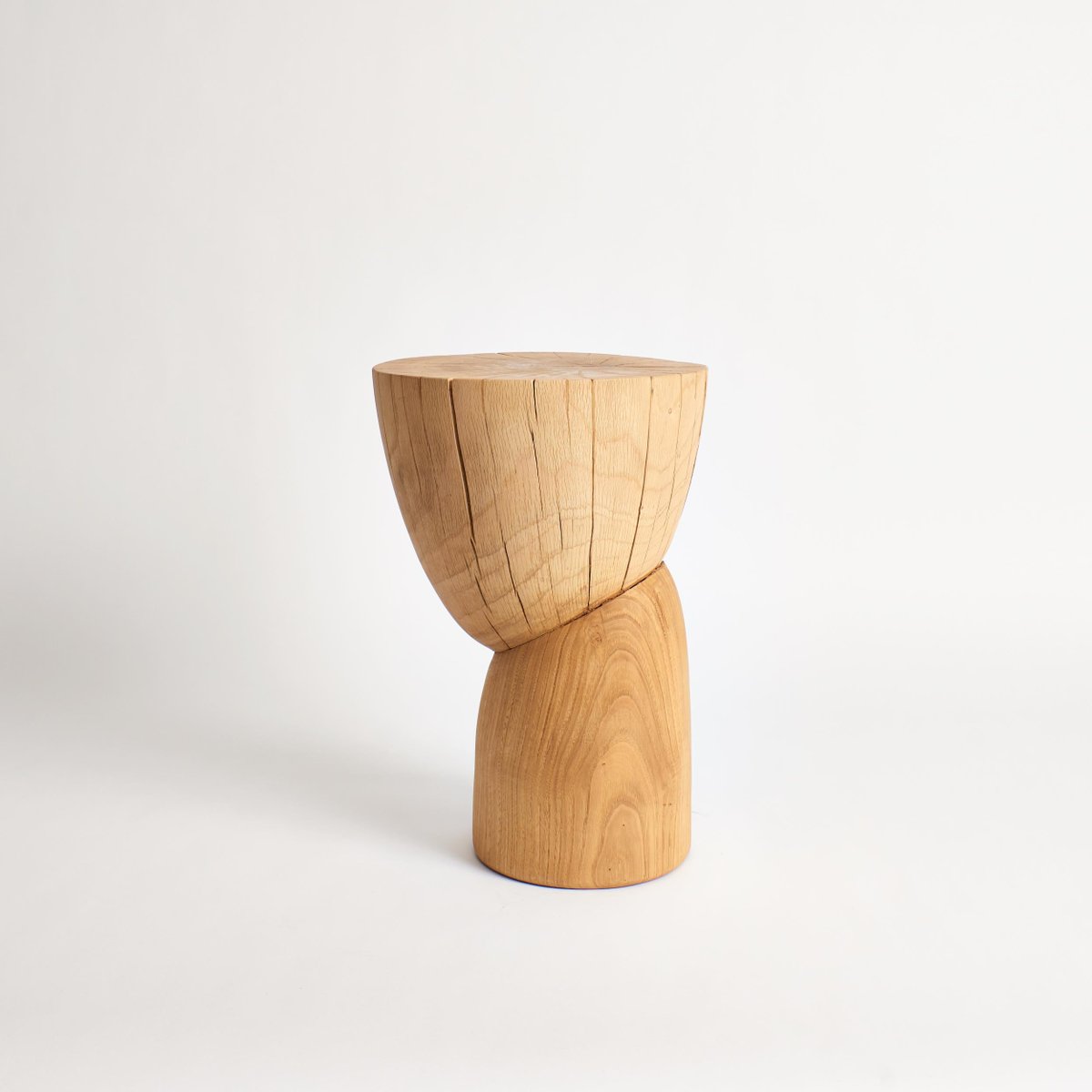 Wooden Side Table in Natural by Project 213a