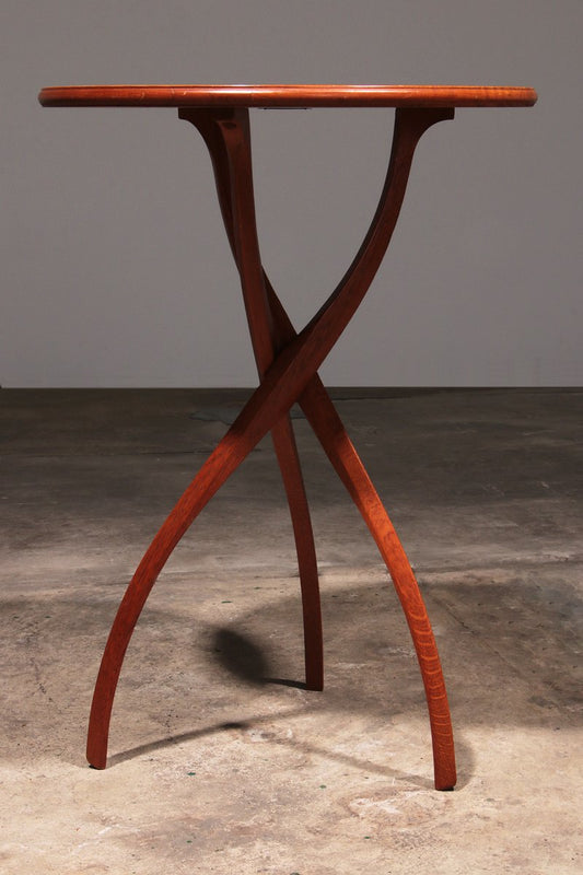 Wooden Side Table Vortice by Oscar Tusquets for Carlos Jané, 1989