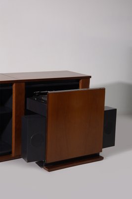 Wooden Sideboard with Built-in Turntable, 1970-RCE-2022729