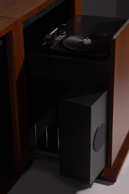 Wooden Sideboard with Built-in Turntable, 1970-RCE-2022729